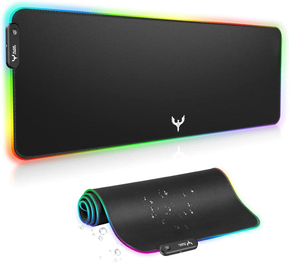 Blade Hawks Extra Large RGB Gaming Mouse Pad (31.5 x 12 Inch)