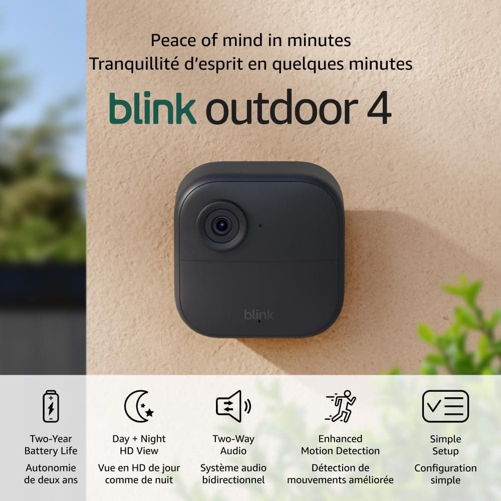 Blink Outdoor 4 (Newest Model) Wireless Security Camera