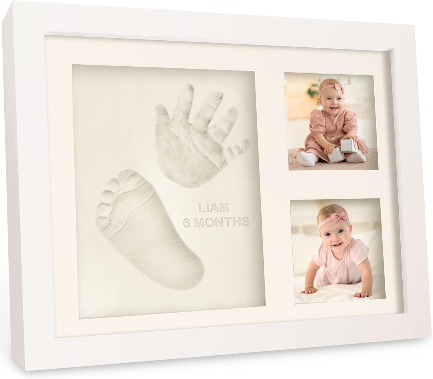 Baby Handprint & Footprint Clay Keepsake Kit