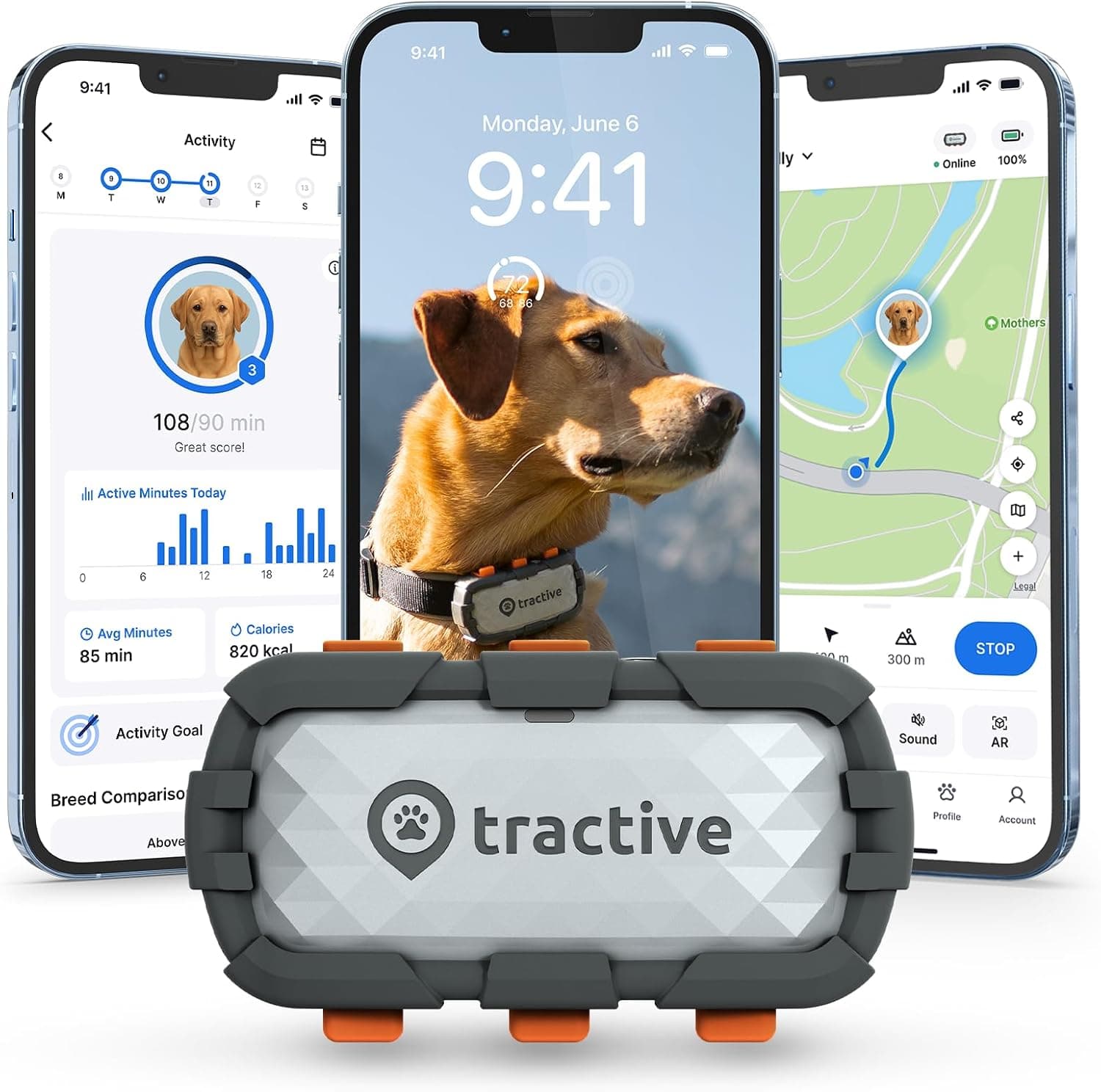 Tractive XL Smart Dog GPS Tracker (Adventure Edition)