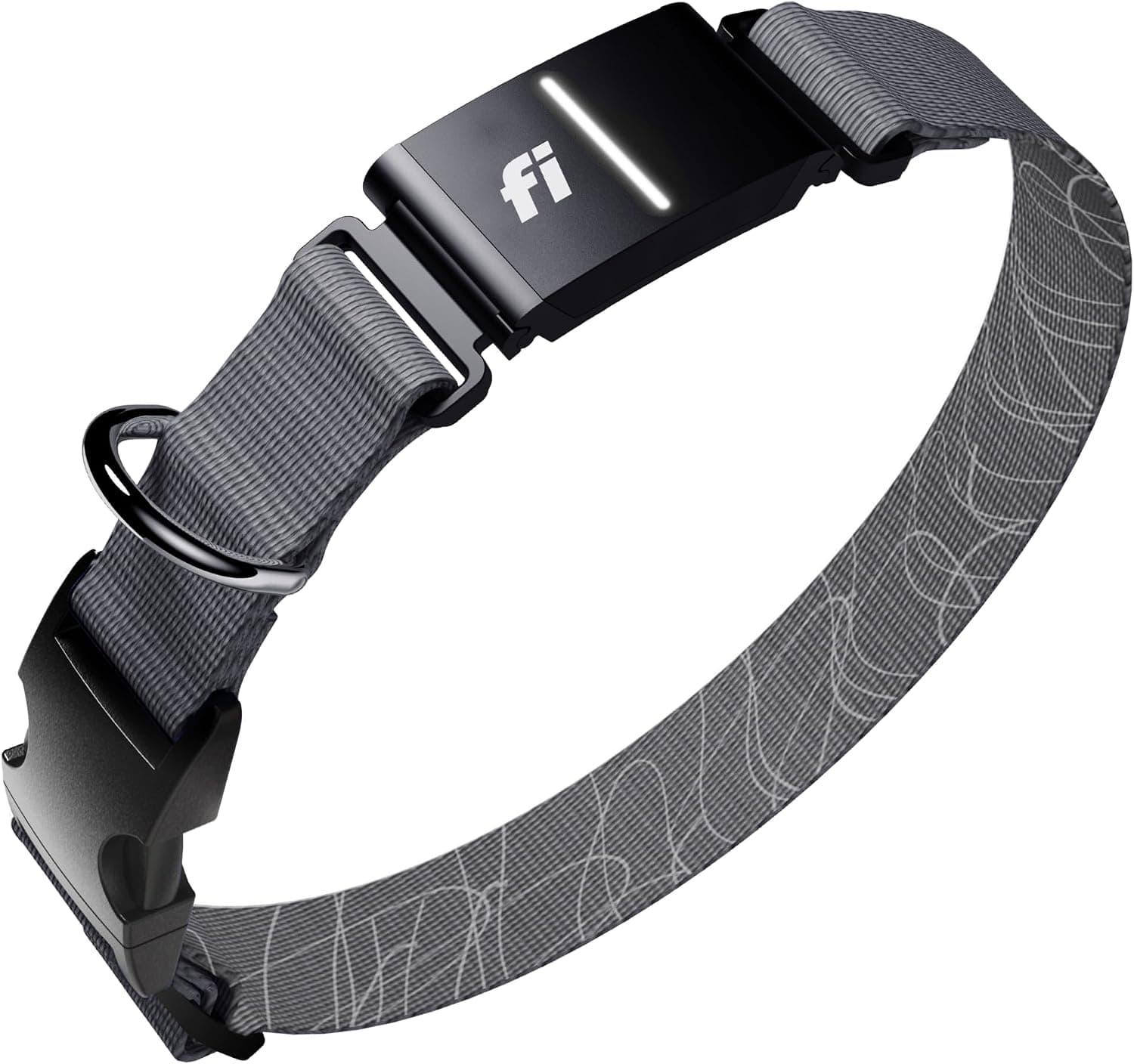Fi Series 3+ Smart Dog Tracker Collar (Gray, Medium)