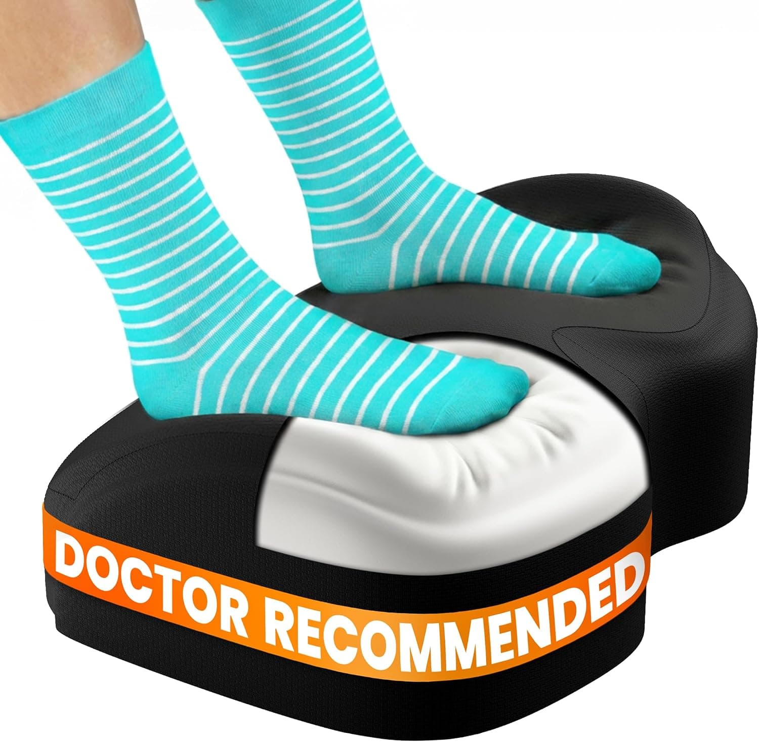 Everlasting Comfort Memory Foam Foot Rest for Under Desk